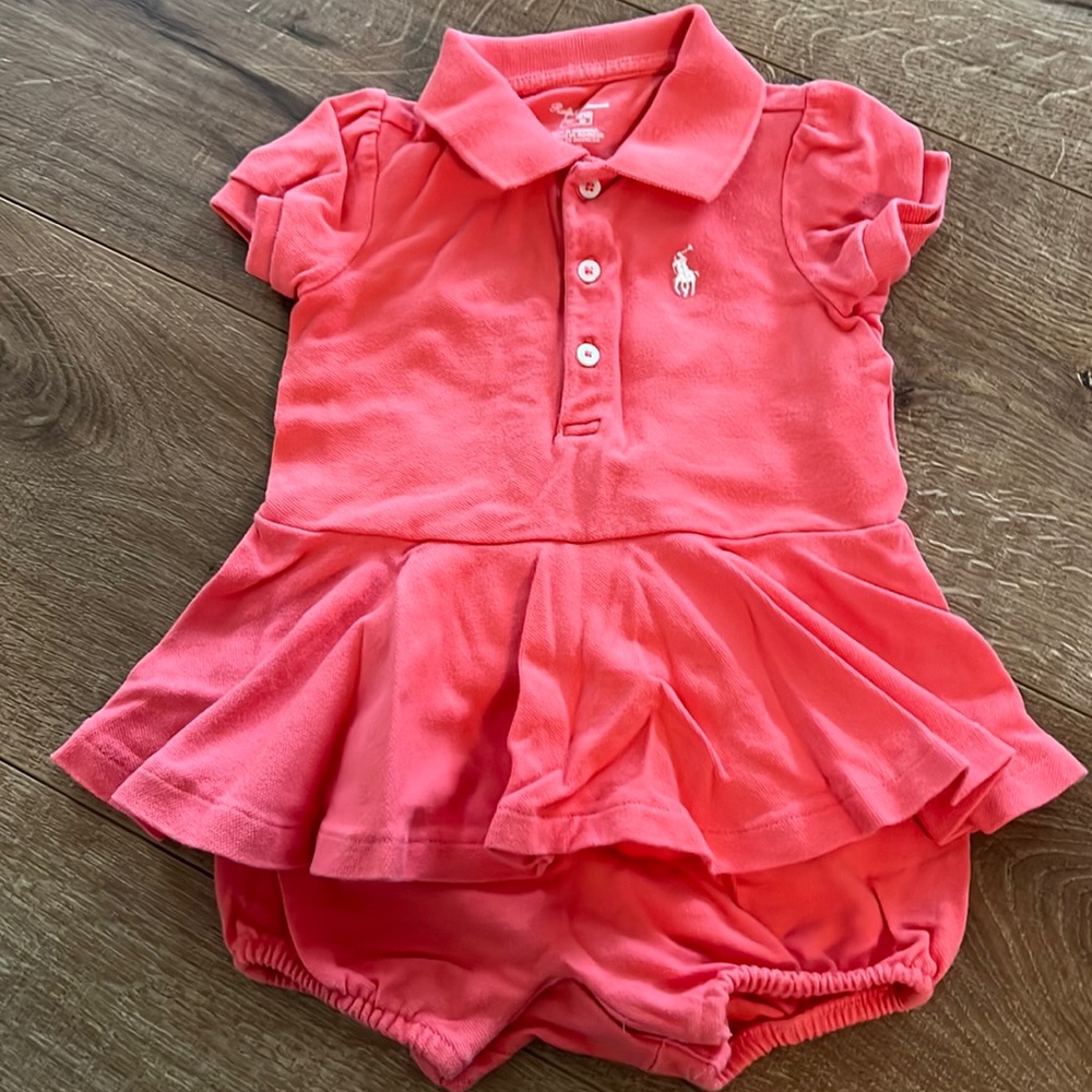 Ralph Lauren cotton mesh polo dress 12 m (80cm)